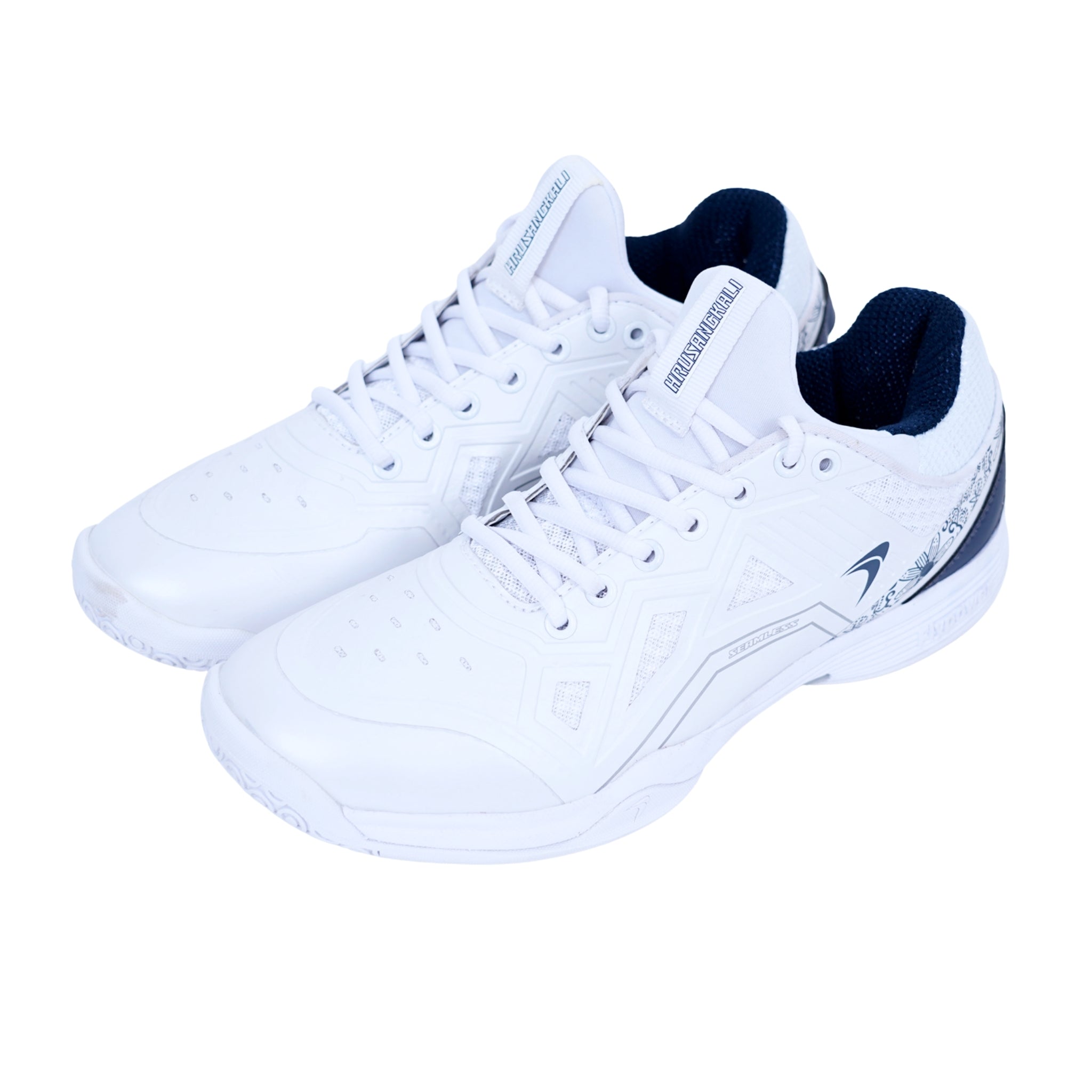 Badmintonsko - Flypower Hrusangkali White/Blue - SportYouUp Danmark