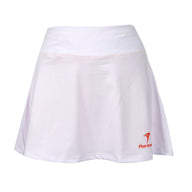 Badminton Skirt - Flypower Hrusangkali Skirt White - SportYouUp Danmark