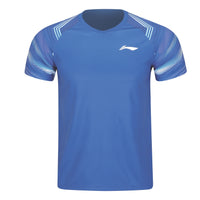 Li-Ning Badminton T-Shirt - Li-Ning Dream Blue Unisex - SportYouUp Danmark