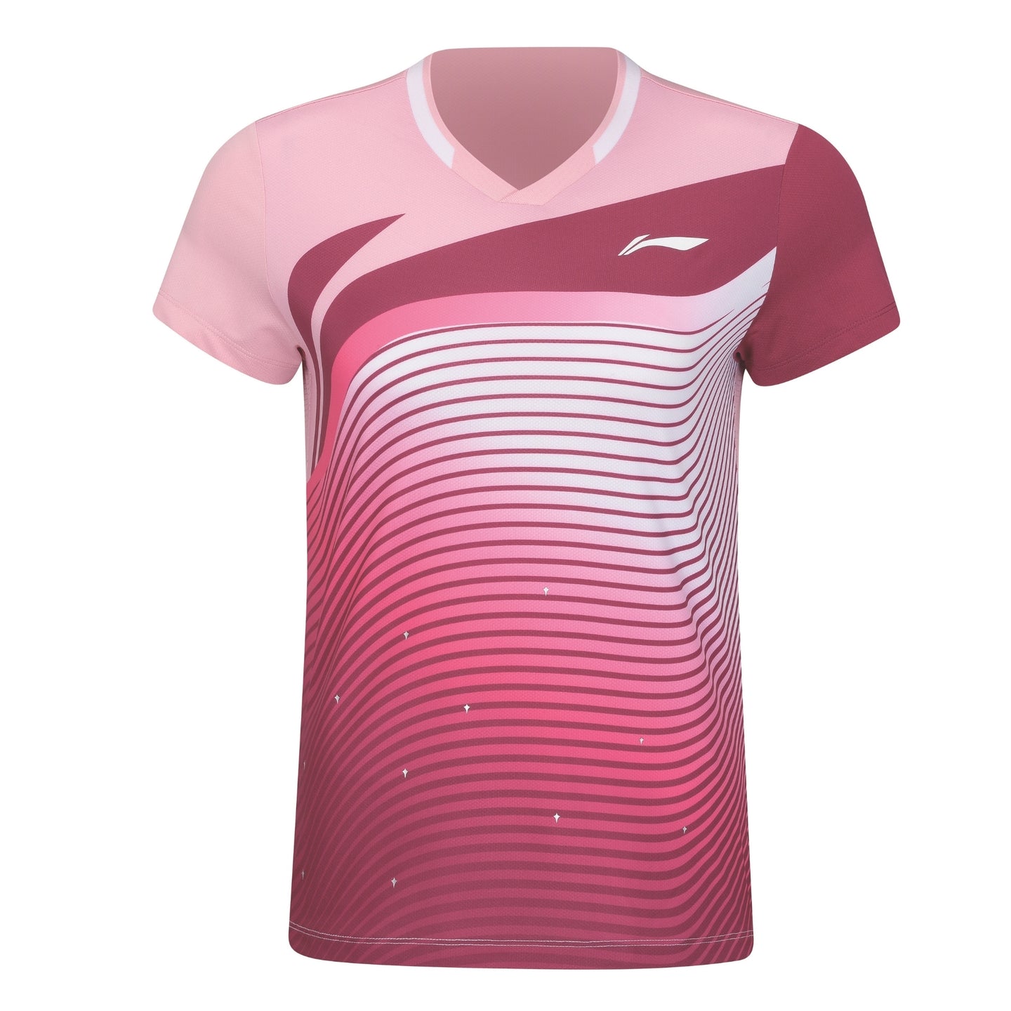 Li-Ning Badminton T-Shirt - Li-Ning Think Red Women - SportYouUp Danmark