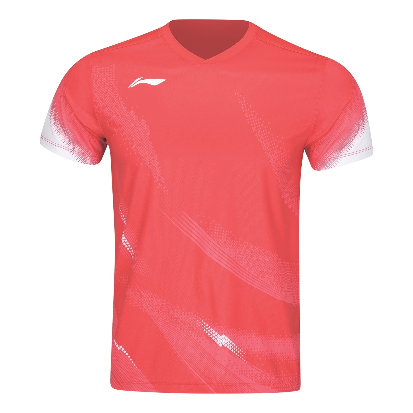 Li-Ning Badminton T-Shirt - Li-Ning Swift Red Unisex - SportYouUp Danmark