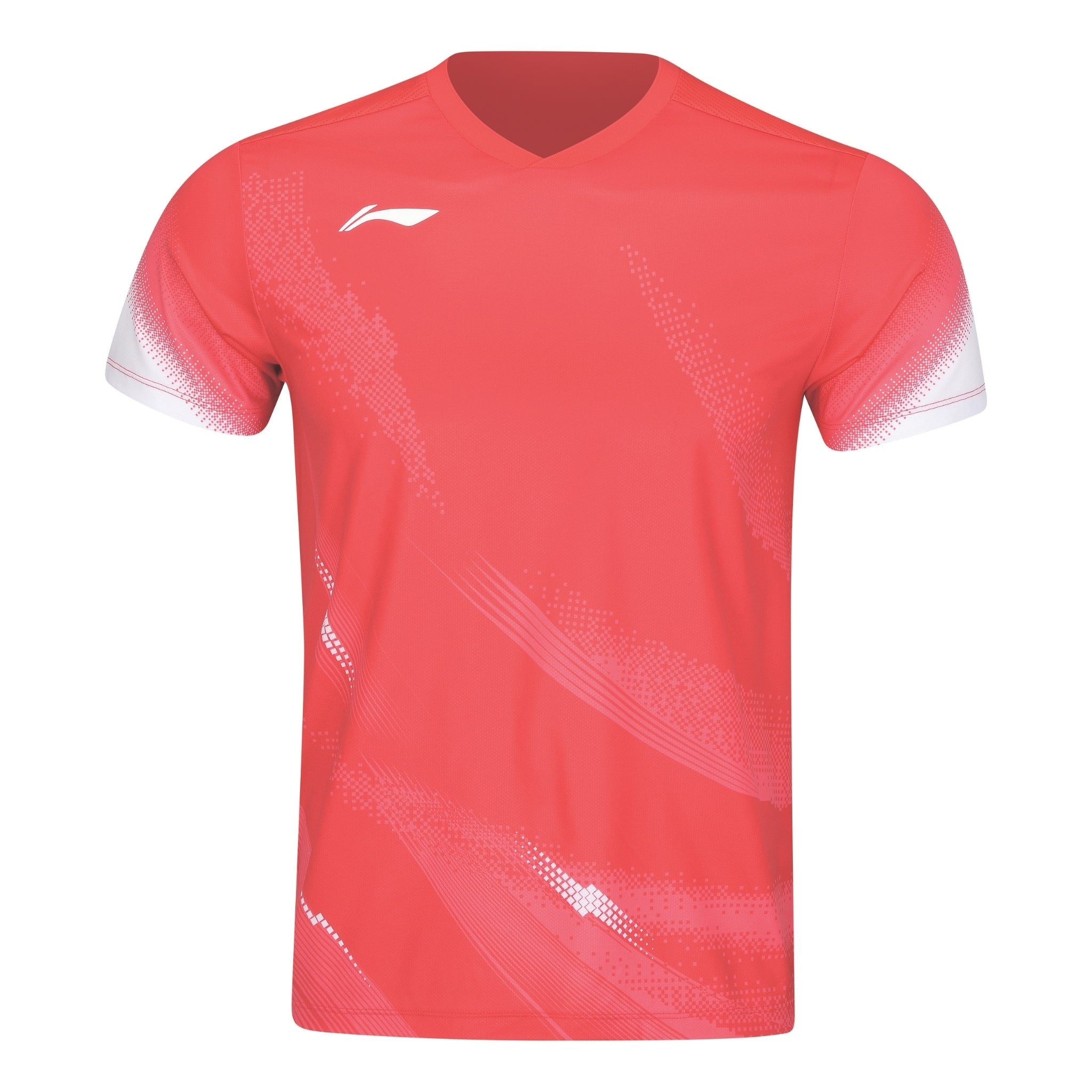 Li-Ning Badminton T-Shirt - Li-Ning Swift Red Unisex - SportYouUp Danmark