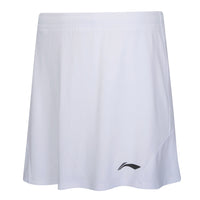 Li-Ning Badminton Skirt - Li-Ning Skirt Smooth White - SportYouUp Danmark