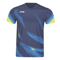 Li-Ning Badminton T-Shirt - Li-Ning Swift Dark Blue Unisex - SportYouUp Danmark