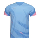 Li-Ning Badminton T-Shirt - Li-Ning Swift Light Blue Unisex - SportYouUp Danmark