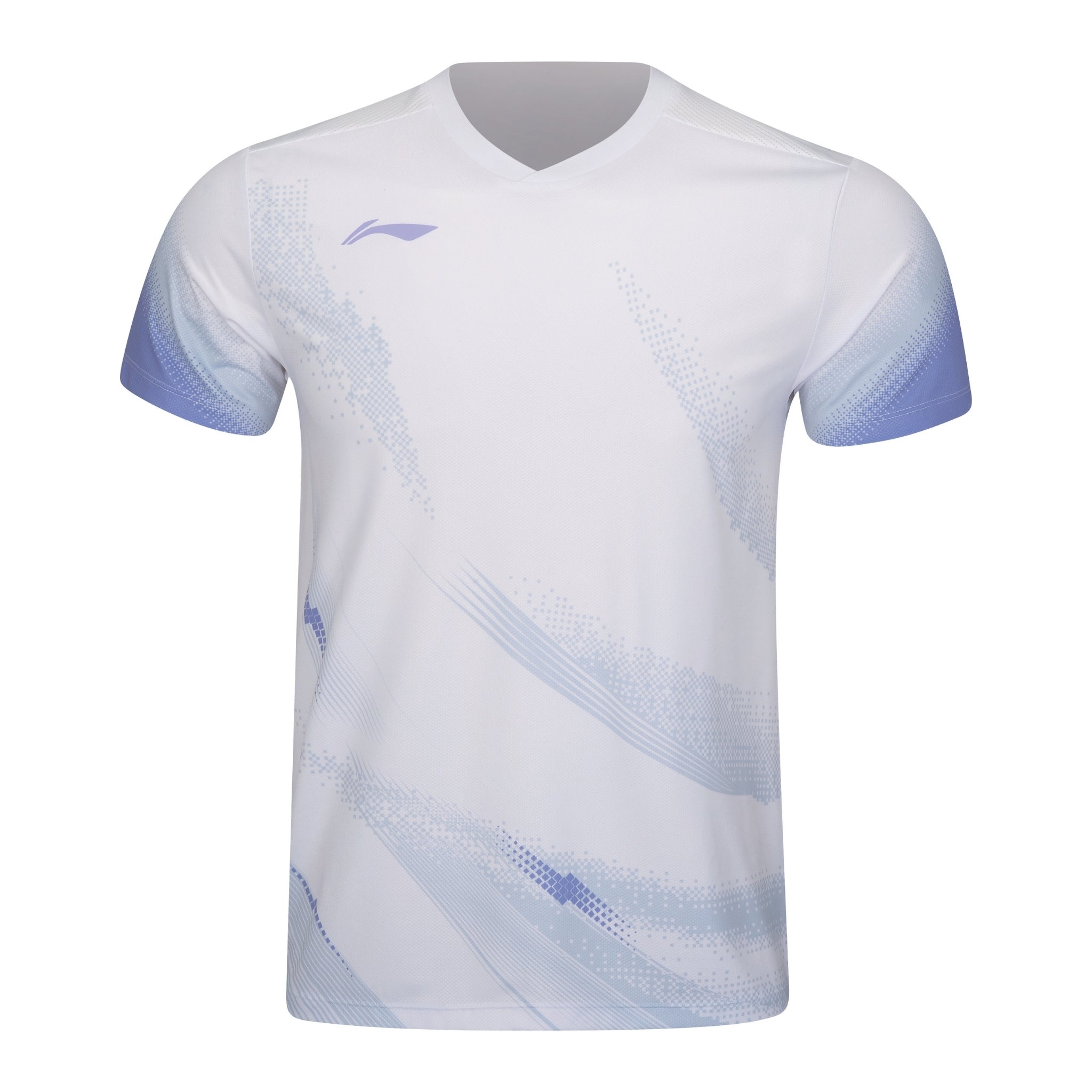 Li-Ning Badminton T-Shirt - Li-Ning Swift White Unisex - SportYouUp Danmark