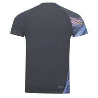 Li-Ning Badminton T-Shirt - Li-Ning Side Effect Black Unisex - SportYouUp Danmark