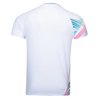 Li-Ning Badminton T-Shirt - Li-Ning Side Effect White Unisex - SportYouUp Danmark