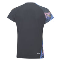 Li-Ning Badminton T-Shirt - Li-Ning Side Effect Black Women - SportYouUp Danmark
