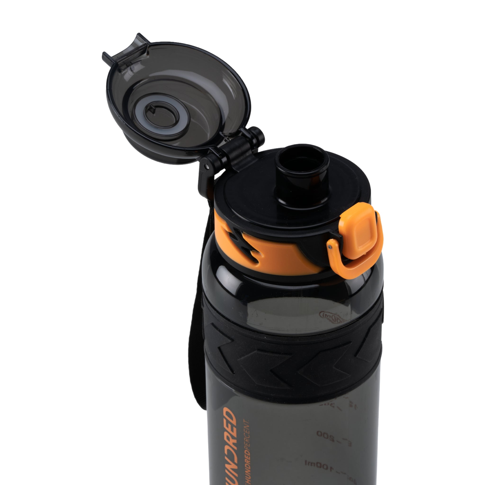 Vandflaske - ROCK Black/Orange