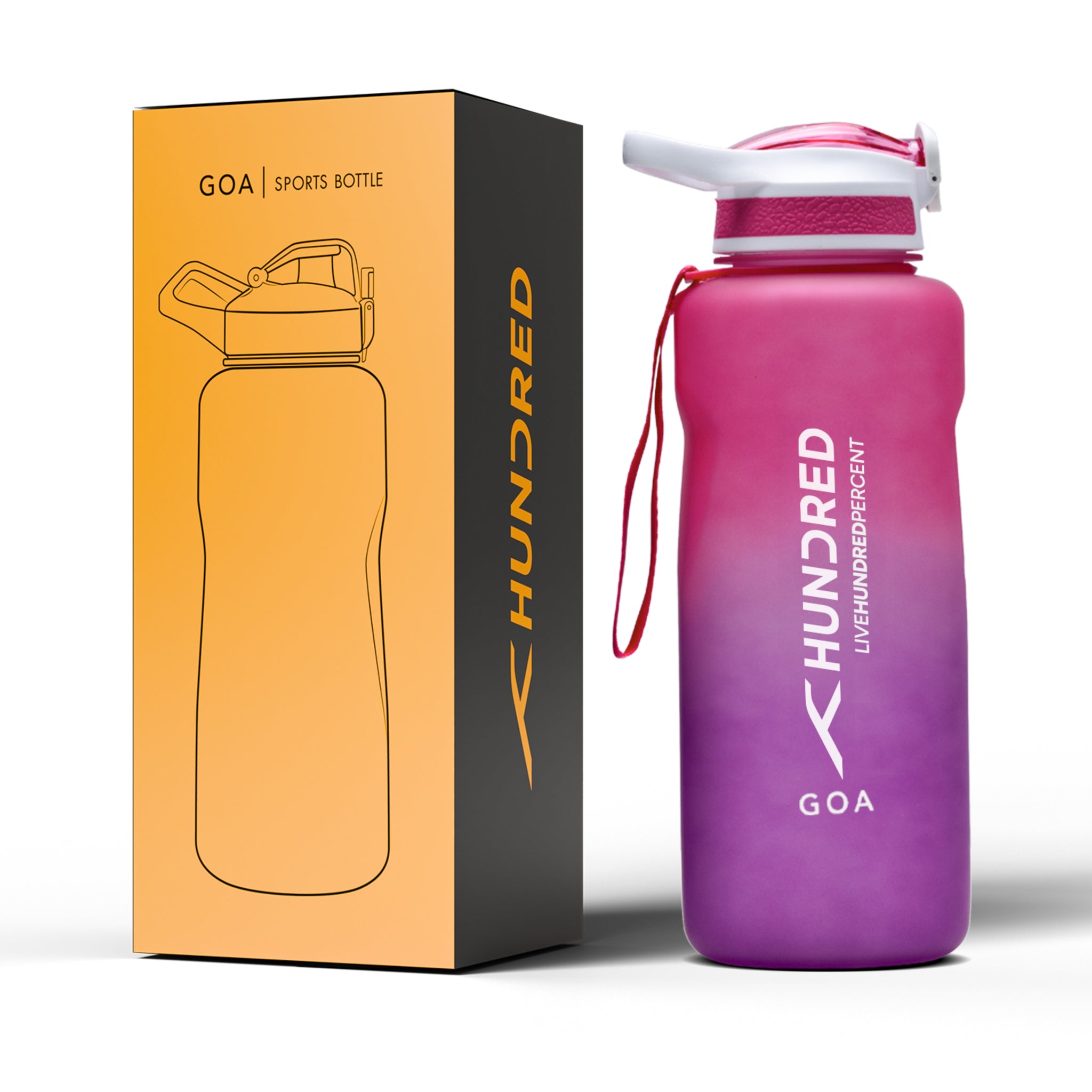 Vandflaske - GOA Pink/Purple
