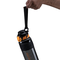 Vandflaske - ROCK Black/Orange