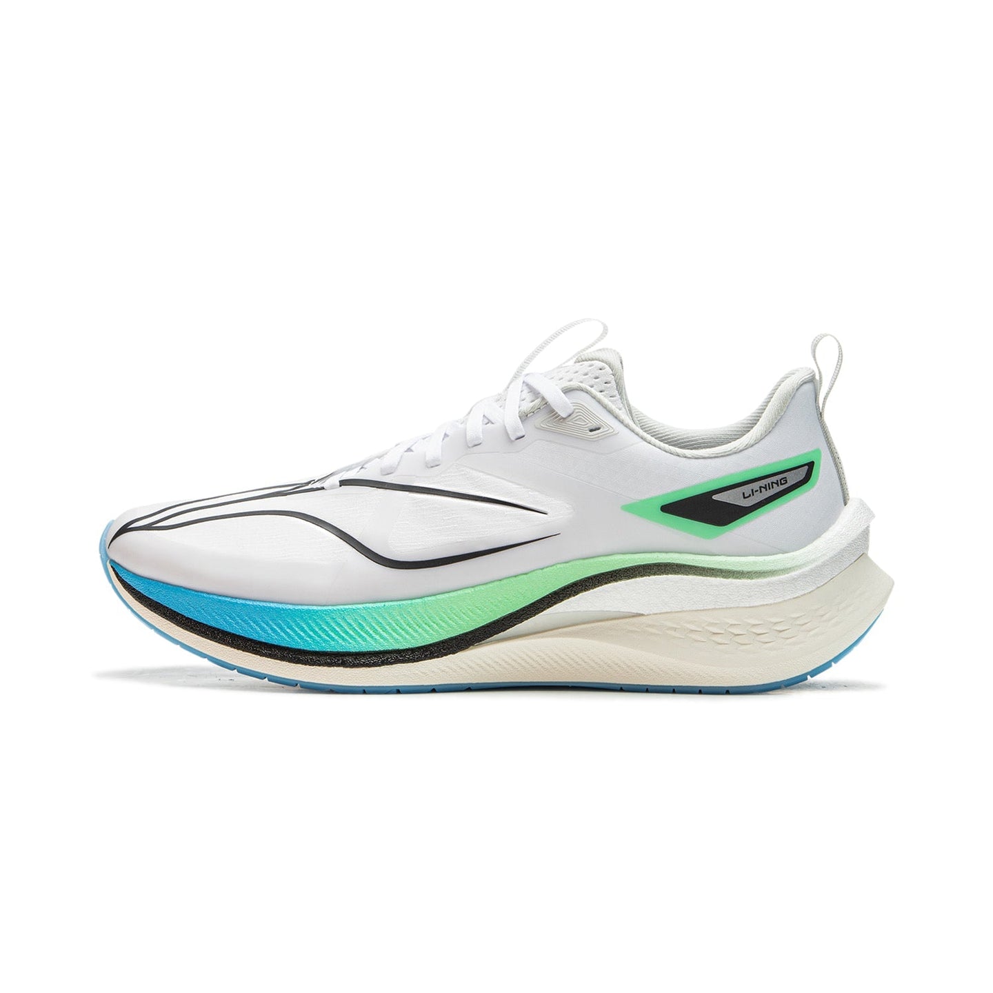 Løbesko - Li-Ning Red Hare 7 Pro White - SportYouUp Danmark