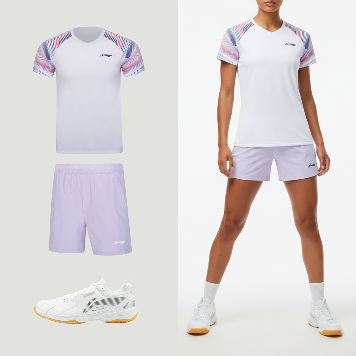 Li-Ning Smooth Clove Purple Dame