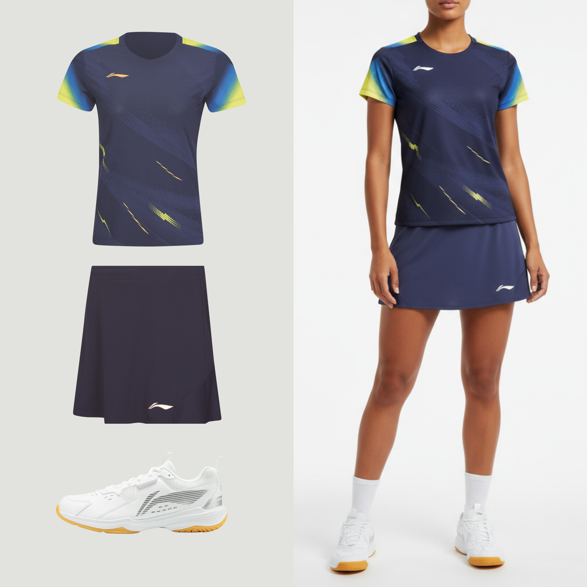 Li-Ning badminton trøje til kvinder med perfekt pasform.