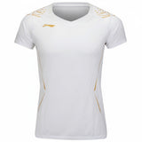 Badminton T-shirt - Li-Ning International New White Women - SportYouUp Danmark