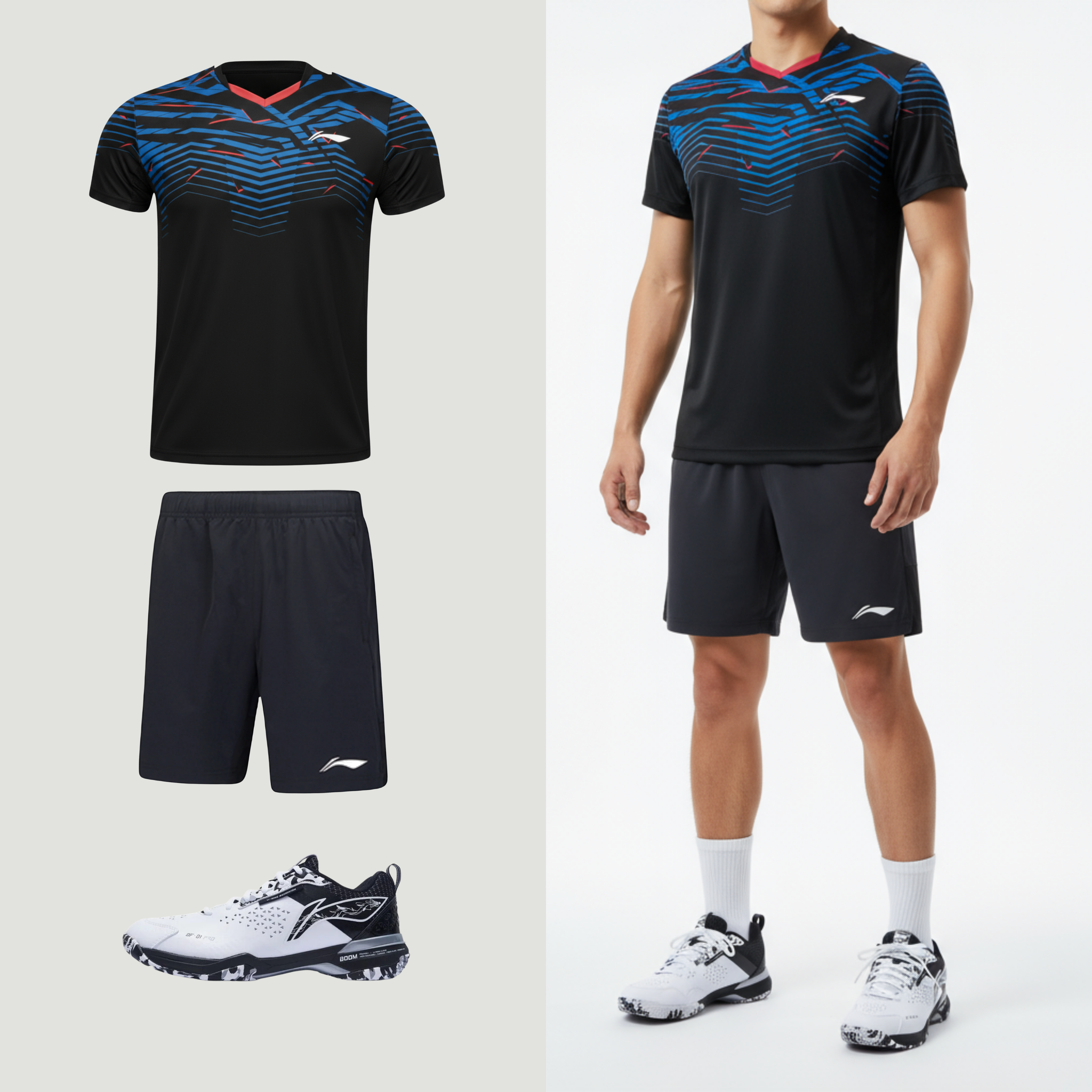 Li-Ning Champion Black Stripe Unisex
