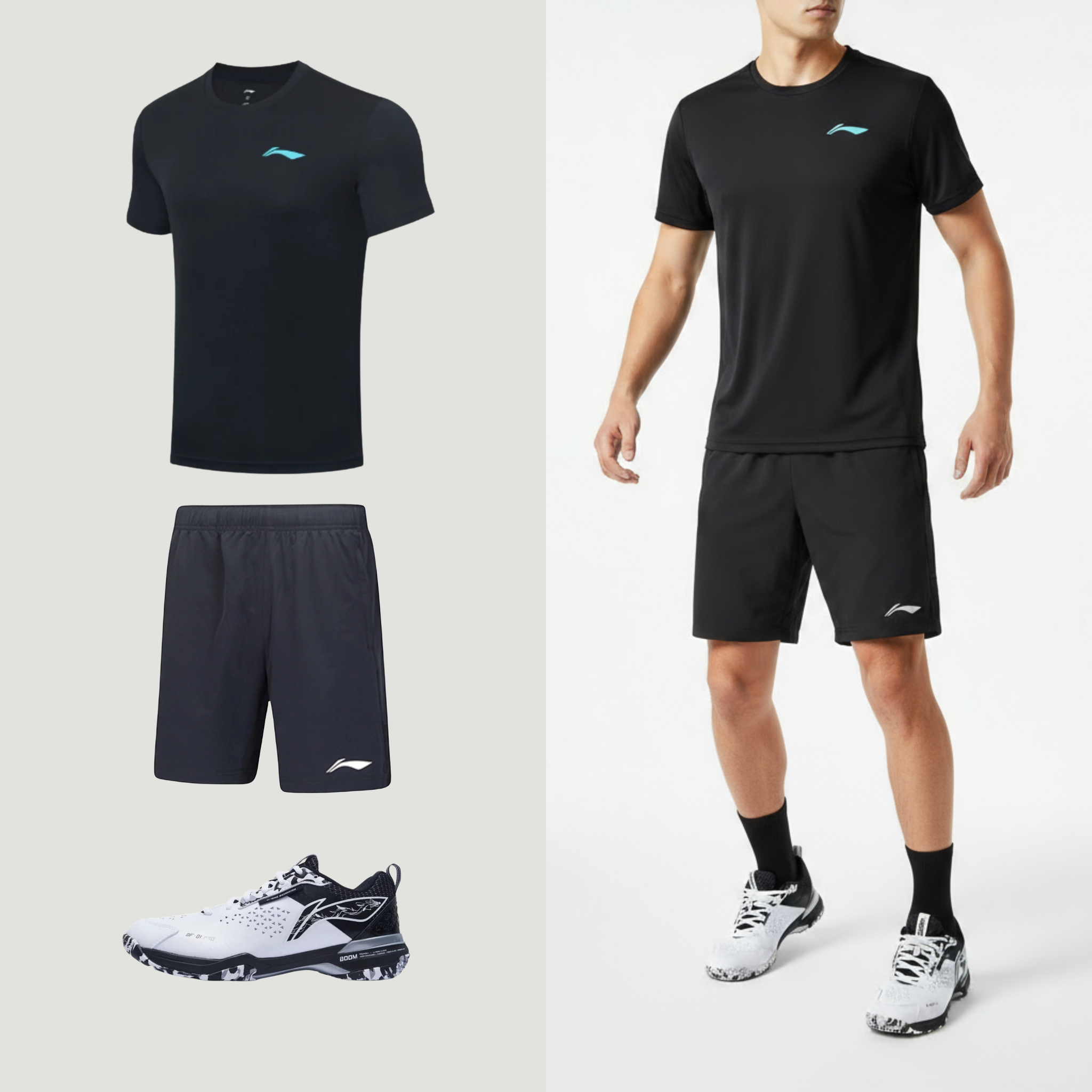 Li-Ning Go Steady Black Unisex