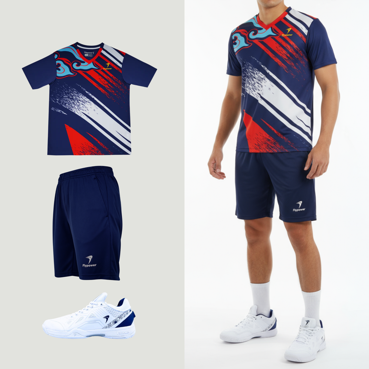 Flypower Mandalawangi 13 Navy/Skyblue Unisex