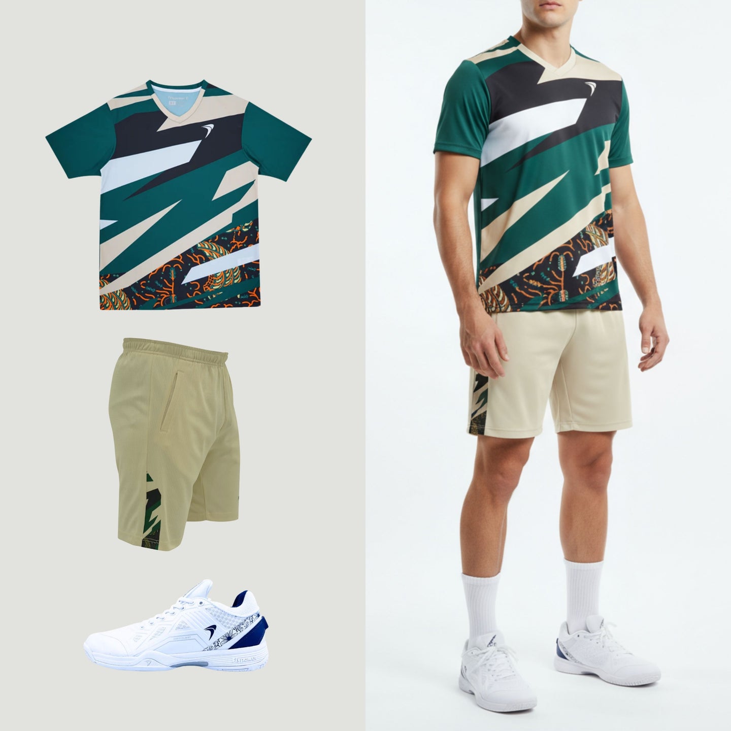 Flypower RINJANI 12 Green/Offwhite Unisex