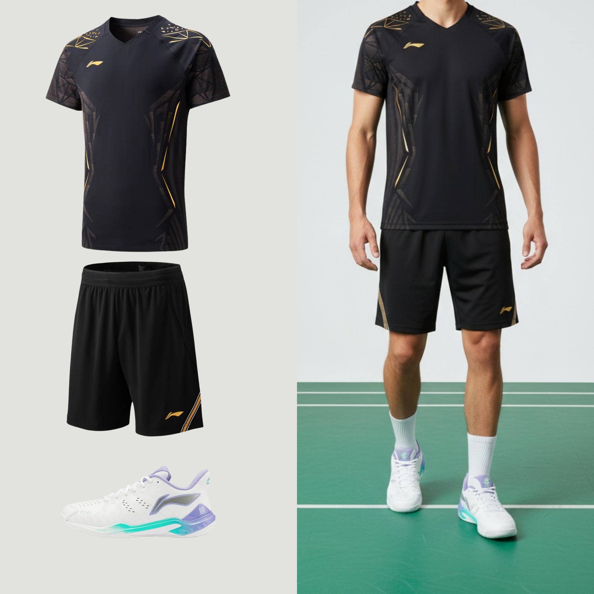 Li-Ning International New Black Herre