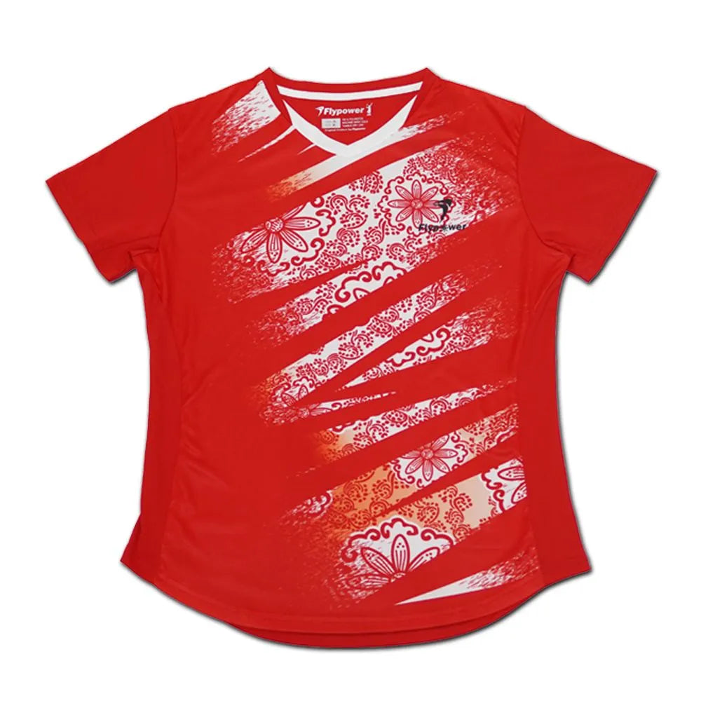 Flypower Olympic Jersey Women Red