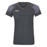 Li-Ning Badminton T-Shirt - Li-Ning Point Pro Black Women - SportYouUp Danmark