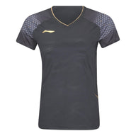 Li-Ning Badminton T-Shirt - Li-Ning Point Pro Black Women - SportYouUp Danmark
