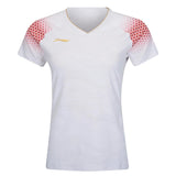 Li-Ning Badminton T-Shirt - Li-Ning Point Pro White Women - SportYouUp Danmark