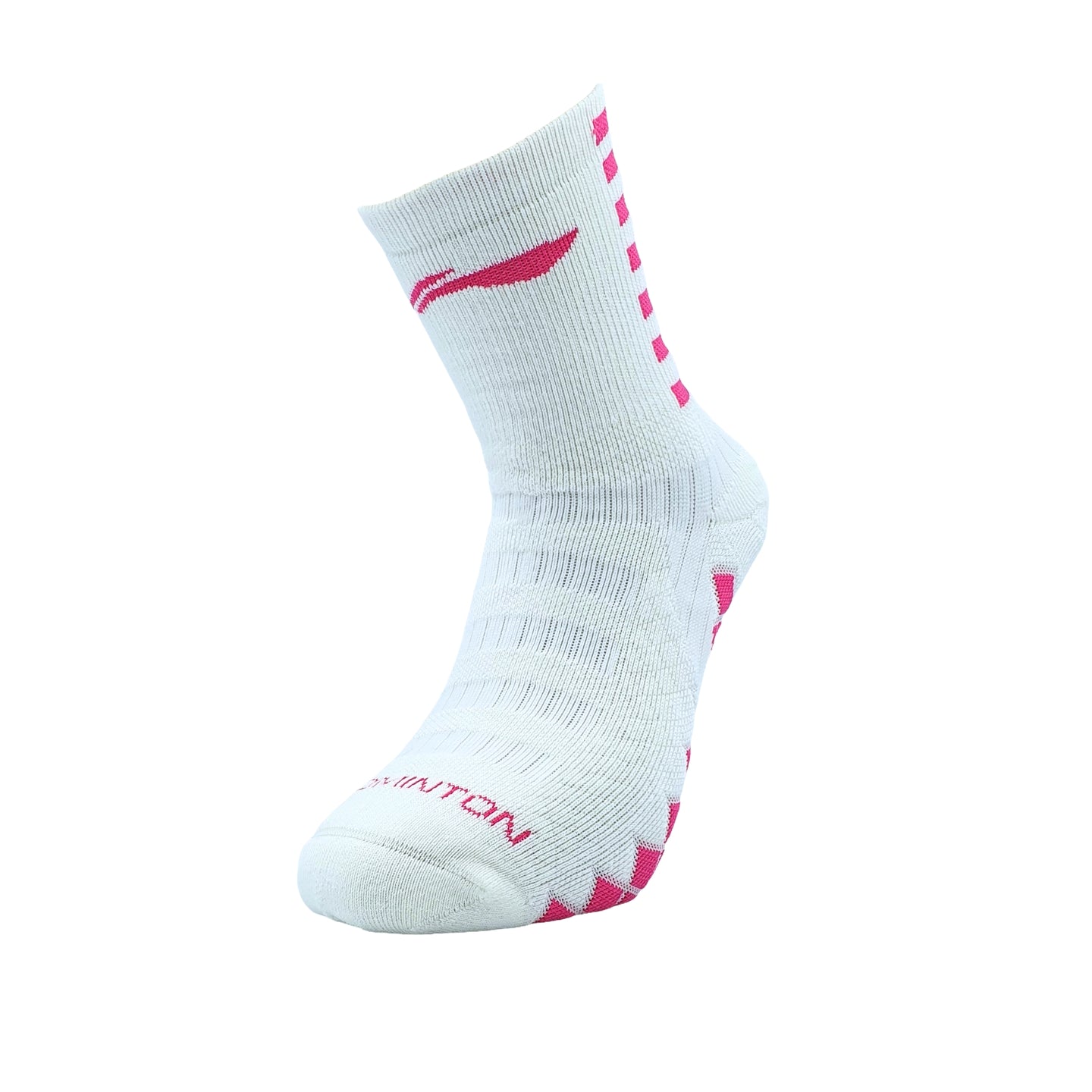 Li-Ning High Top Sock Pink