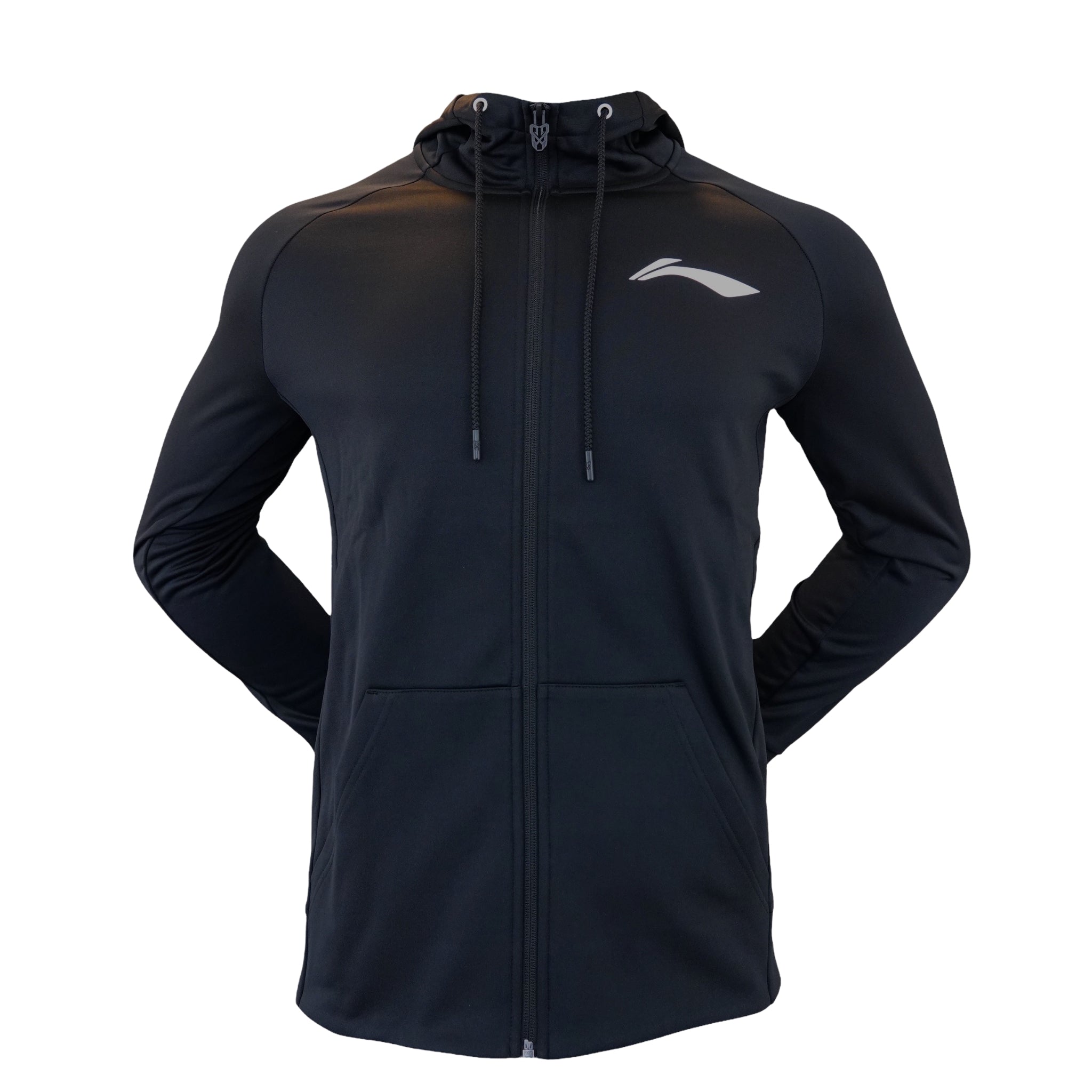 Li-Ning Club Black Zip Hoodie Unisex